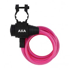 AXA zámek Zipp 120/8 klíč růžová