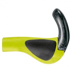 ERGON gripy GR2 Leichtbau Carbon Team Edition zelená/černá