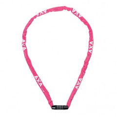 AXA zámek Rigid chain RCC 120 kód růžová