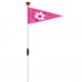 PUKY Bezpečnostní vlajka na koloběžky/ kola růžová