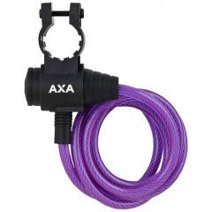 AXA zámek Zipp 120/8 klíč fialová