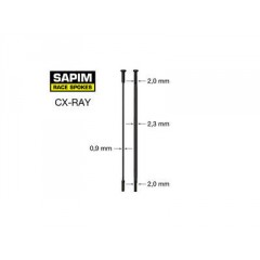 SAPIM CX Ray 310 bez závitu černý rovný (310mm-270mm)