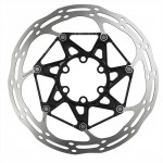 SRAM Kotouč Centerline 2 Piece 140mm Black (v balení titanové šrouby) Rounded