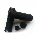 SRAM Locking gripy pro Grip Shift Integrated 100mm s černou objímkou a s koncovkou řidítek