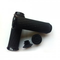 SRAM Locking gripy pro Grip Shift Integrated 100mm s černou objímkou a s koncovkou řidítek