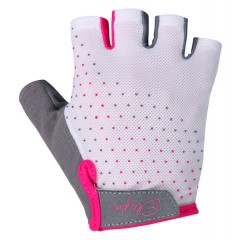 ETAPE dámské rukavice MIA, bílá/růžová