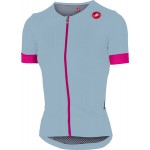 CASTELLI dámský dres Free Speed Race, pale blue/pink