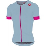 CASTELLI dámský dres Free Speed Race, pale blue/pink