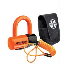 KRYPTONITE Evolution Disc Lock Premium Pack - Orange w/pouch, reminder 