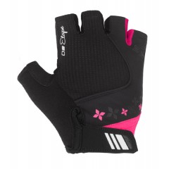 ETAPE dámské rukavice AMBRA, černá/růžová