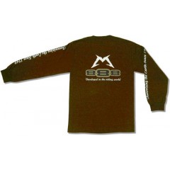 MARZOCCHI Triko s dlouhým rukávem hnědé 888 Bling T-Shirt