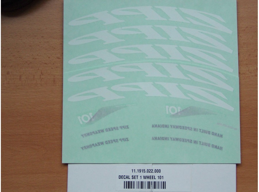 ZIPP Decal set 101 Complete for One Clincher Sportovnidum.cz