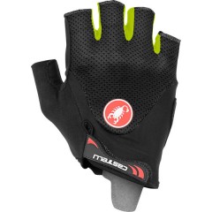 CASTELLI rukavice Arenberg Gel 2, black/yellow fluo