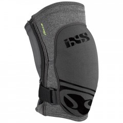 IXS FLOW ZIP soft chrániče kolen šedé