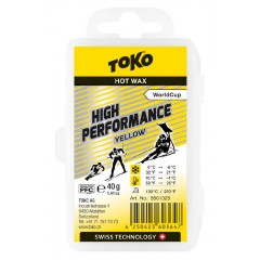 TOKO vosk High Performance 40g yellow 0/-6°C