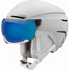 ATOMIC lyžařská helma Savor visor stereo white 55-59cm
