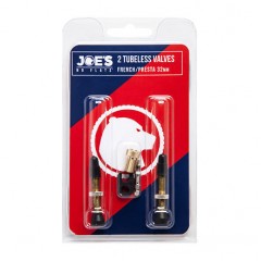 JOES JOE´S ventilky 2x Tubeless French/Presta valves 32 mm