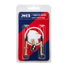 JOES JOE´S ventilky 2x Tubeless French/Presta valves 40 mm