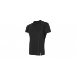 SENSOR MERINO ACTIVE pánské triko kr.rukáv černá