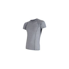 SENSOR MERINO ACTIVE pánské triko kr.rukáv sv.šedá