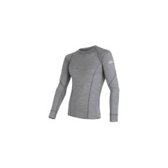 SENSOR MERINO ACTIVE pánské triko dl.rukáv sv.šedá