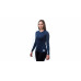 SENSOR MERINO DF dámské triko dl. rukáv deep blue