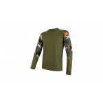 SENSOR MERINO IMPRESS pánské triko dl.rukáv safari/camo