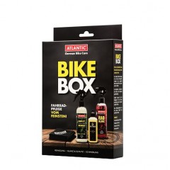 ATLANTIC Bike box - sada čistič 200ml,lesk 200ml,olej 100ml a utěrka