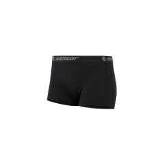 SENSOR MERINO ACTIVE dámské kalhotky s nohavičkou černá