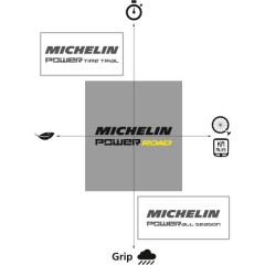 MICHELIN Plášť POWER ROAD BLACK TS TLR 25-622 (700X25C)