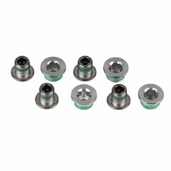 SRAM CRANK CHAINRING BOLT KIT XX 4X2 ALUMINUM GREY QTY 4
