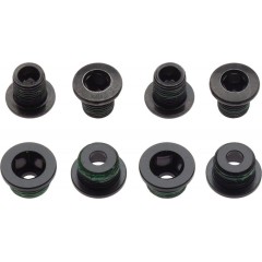 SRAM CRANK CHAINRING BOLT KIT 4X2 ALUMINUM/STEEL BLACK QTY 4