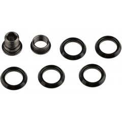 SRAM CRANK CHAINRING SPACERS (QTY 5) INCLUDING HIDDEN BOLT/NUT KIT FOR CX1 CHAINRING