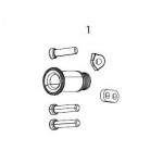 SRAM REAR DERAILLEUR B-BOLT AND LIMIT SCREW KIT GX EAGLE HEX5