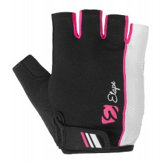 ETAPE dámské rukavice RIVA, černá|růžová