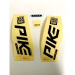 ROCKSHOX Fork DECAL KIT - PIKE ULTIMATE 27/29 POLAR FOIL FOR GLOSS SILVER (2020+)
