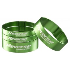 REVERSE Podložka distanční Alloy Ultra-Lite set 1 1/8" zelená