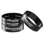 REVERSE Podložka distanční Alloy Ultra-Lite set 1 1/8" černé