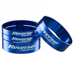 REVERSE Podložka distanční Alloy Ultra-Lite set 1 1/8" modré