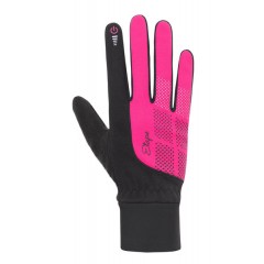 ETAPE dámské rukavice Skin WS+, černá/růžová