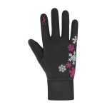 ETAPE dětské rukavice PUZZLE WS, černá/růžová