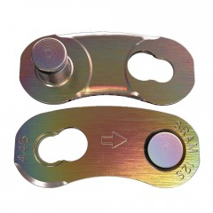 SRAM PowerLock spojka 12rychlostní (4 ks), Rainbow