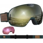SALOMON lyžařské brýle S/MAX sigma green/solar bk gold 20/2