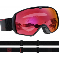 SALOMON lyžařské brýle XT One sigma bk/red/uni red 20/21