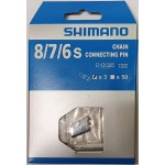 SHIMANO nýt řetězu 8 speed 3ks