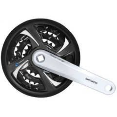 SHIMANO kliky TX801 48-38-28/170 s krytem stříbrné