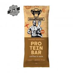 CHIMPANZEE BIO PROTEIN BAR Coffee - Nuts 45g, CZ-BIO-002 - 4+1 SET (5x40g)