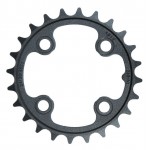 TRUVATIV Převodník MTB 24T 64 B V1 ALUMINUM 3MM BLAST BLACK 9 & 10 SPEED