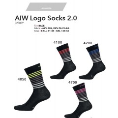 NALINI Ponožky Logo Socks 2.0 - Red 2019