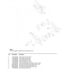 SRAM DISC BRAKE CALIPER PISTON KIT - (INCLUDES 2-21mm CALIPER PISTONS & SEALS) - ELIXIR